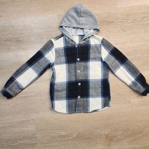 Shein boy plaid shirt